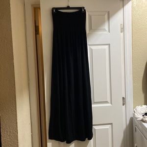 Cotton Strapless Maxi Dress Size Large
